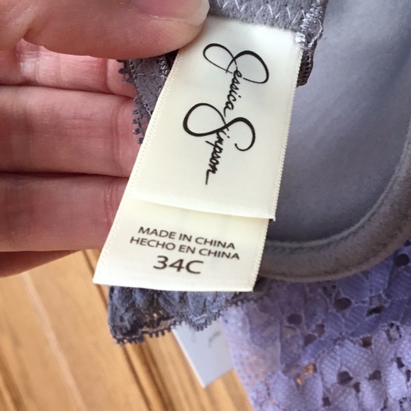 Jessica Simpson 2 bras with gentle lift and flower lace details. 34C NWT - Picture 10 of 16